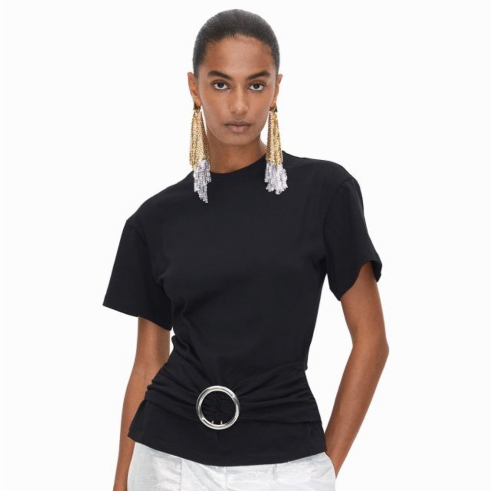 Paco rabanne H&M buckle tee shirt NWT SZ M